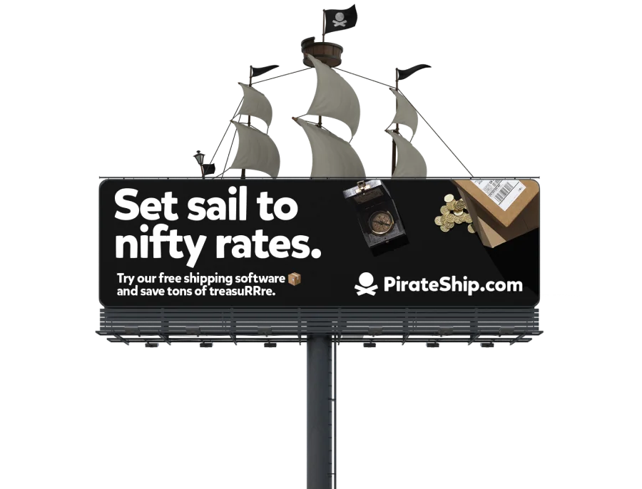 Pirate Ship · Brand language in use